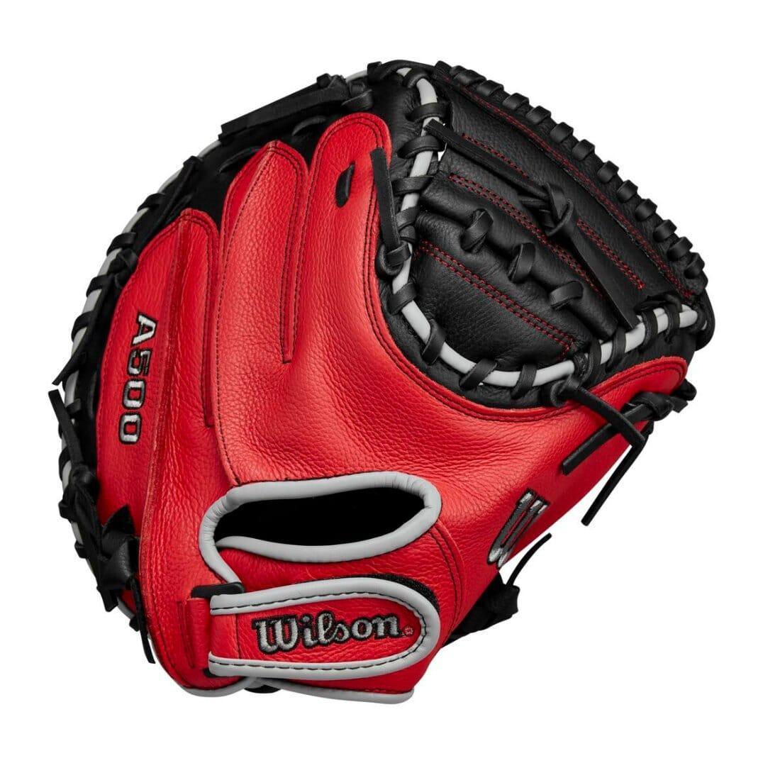 Shop Wilson A500 32" Youth Baseball Catcher's Mitt: WBW10254632 at Headbanger Sports