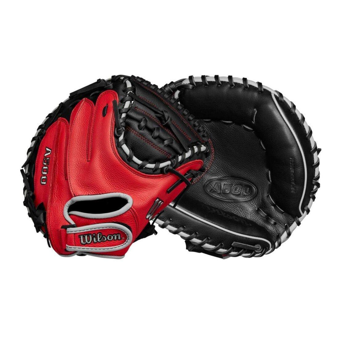 Shop Wilson A500 32" Youth Baseball Catcher's Mitt: WBW10254632 at Headbanger Sports