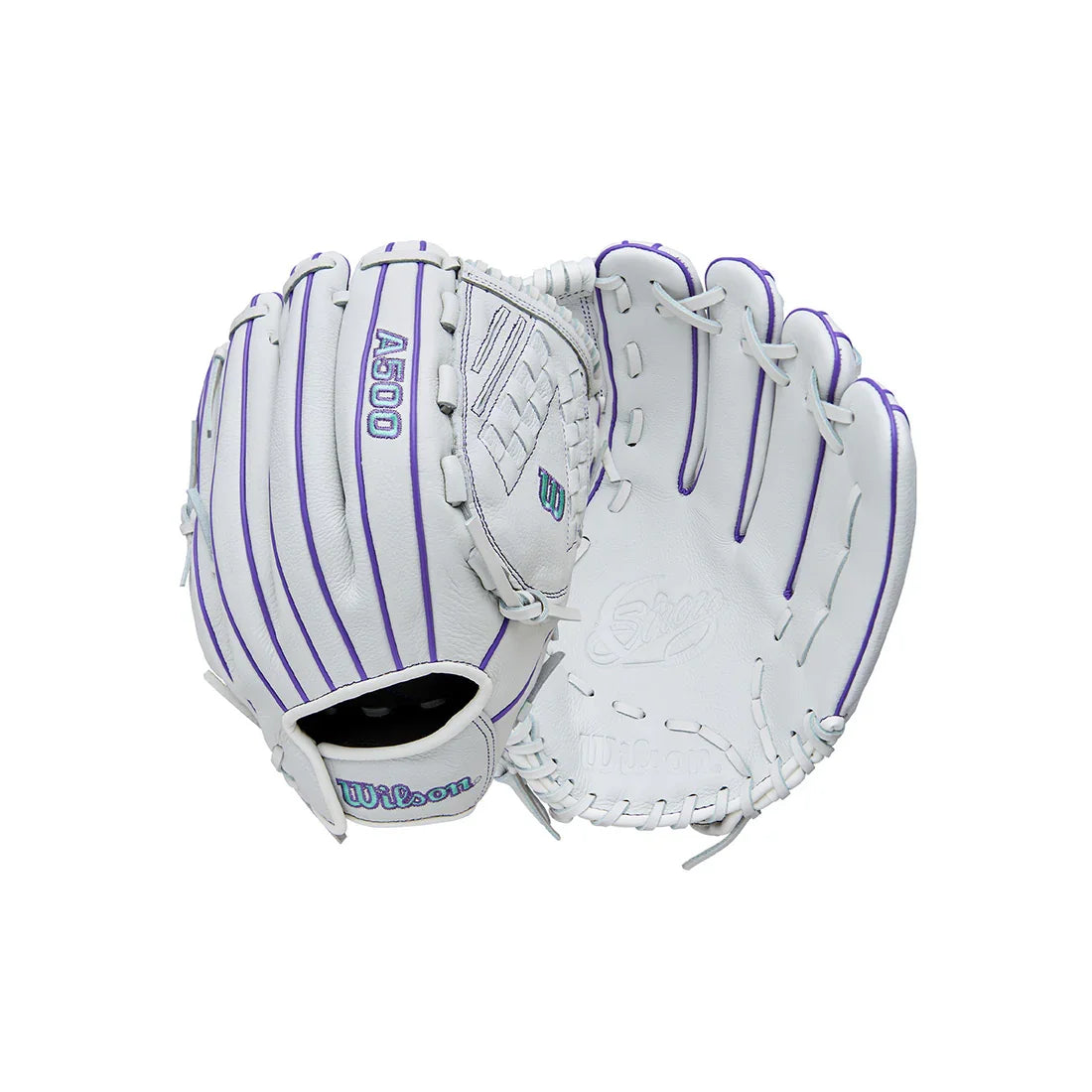 2026 Wilson A500 Siren 12.5" Youth Outfield Fastpitch Glove: WBW103561125