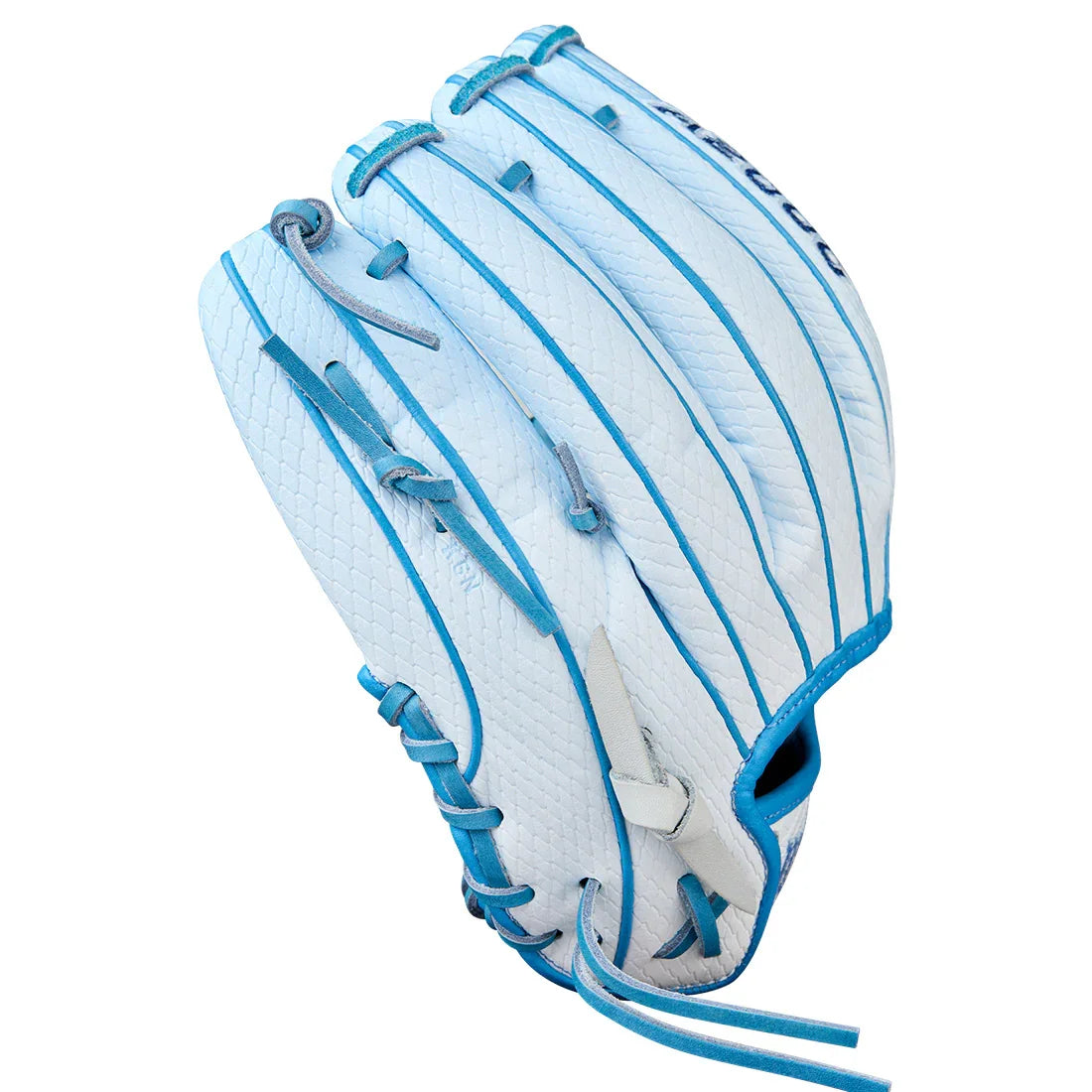 Wilson A2000 H12SS 12" Winter 2025 Fastpitch Infield Glove – Sky Blue/White, H-Web, SuperSnakeSkin™