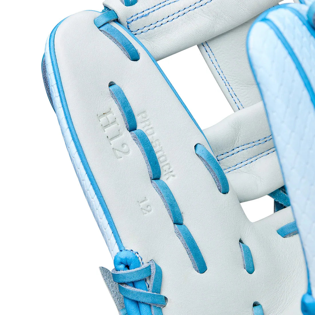 Wilson A2000 H12SS 12" Winter 2025 Fastpitch Infield Glove – Sky Blue/White, H-Web, SuperSnakeSkin™