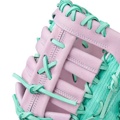 Wilson A2000 1620FPSS 12.5" Winter 2025 Fastpitch First Base Mitt – Seafoam/Lavender/White, Single Post Web