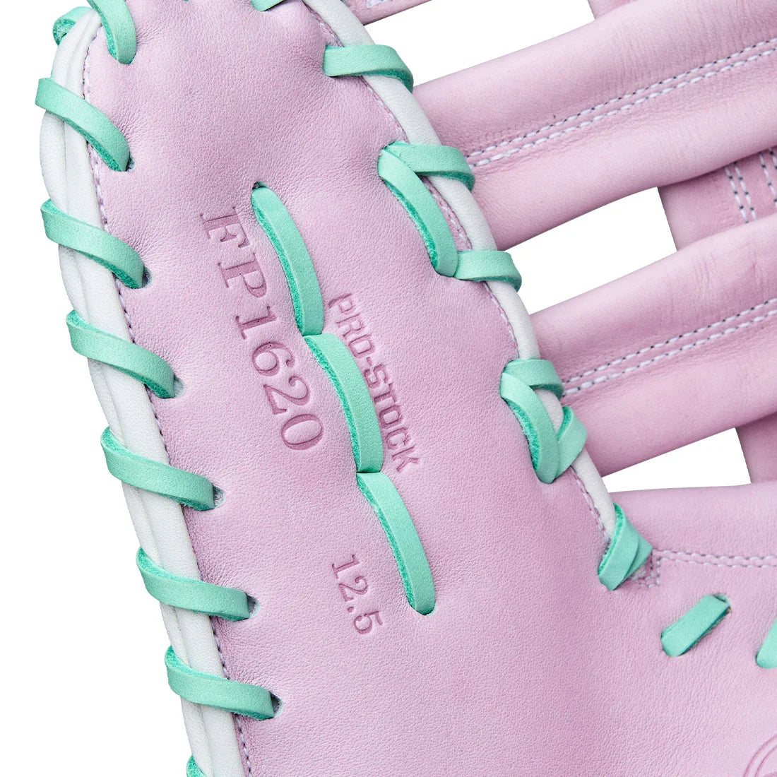 Wilson A2000 1620FPSS 12.5" Winter 2025 Fastpitch First Base Mitt – Seafoam/Lavender/White, Single Post Web