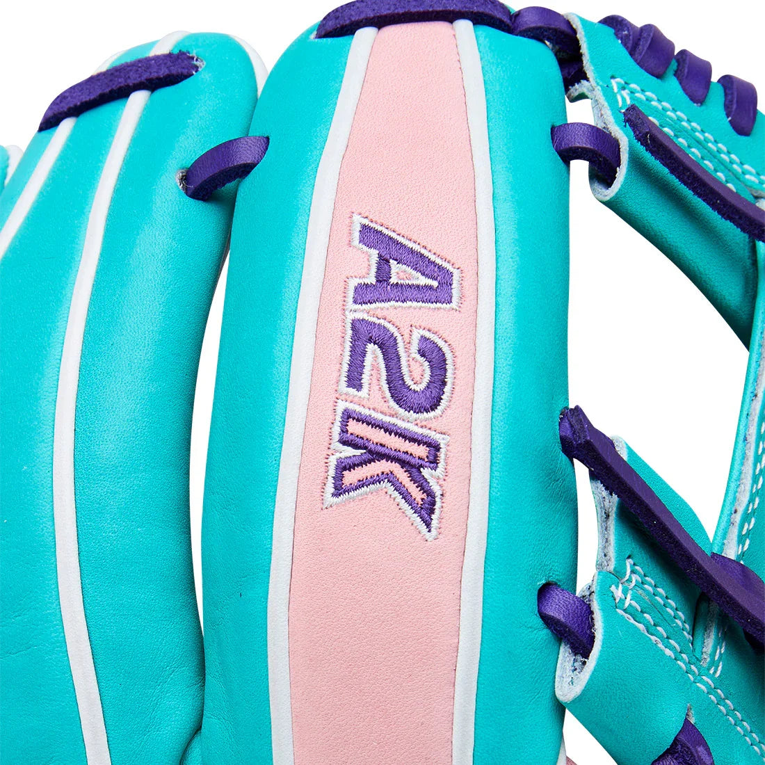 Wilson A2K 1786 11.5" Winter 2025 Infield Glove – Teal/Pink/Purple, H-Web