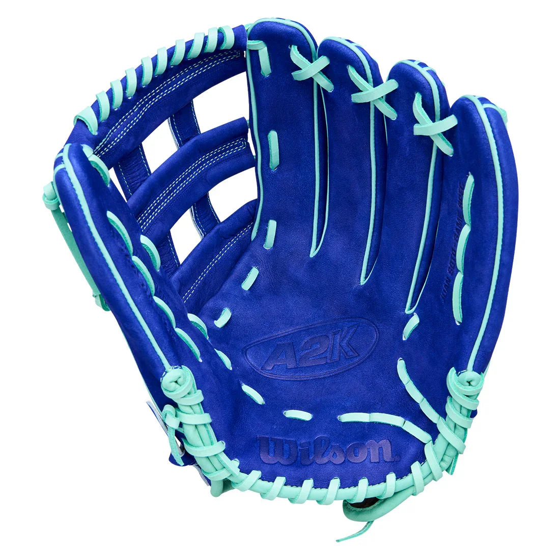 Juan Soto A2K JS22 GM 12.75" Winter 2025 Outfield Glove – Blueberry/Seafoam, Dual Post Web