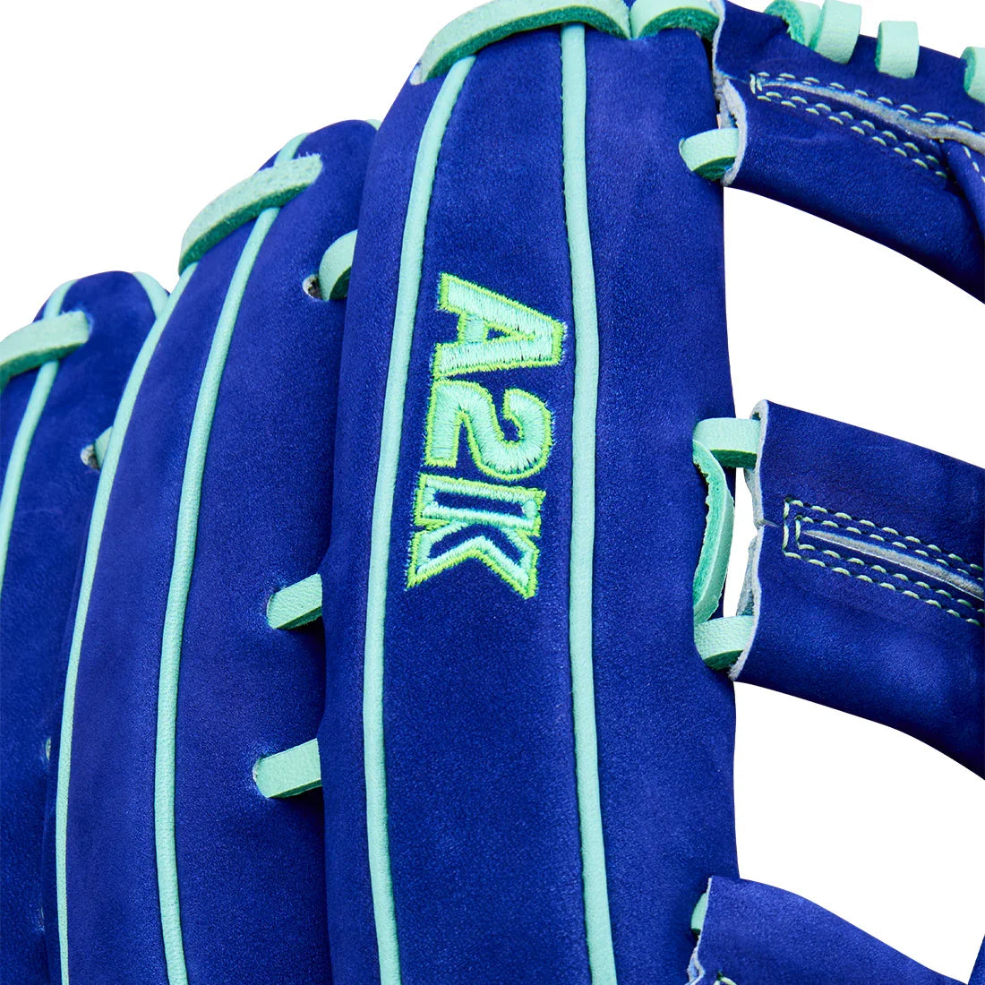 Juan Soto A2K JS22 GM 12.75" Winter 2025 Outfield Glove – Blueberry/Seafoam, Dual Post Web