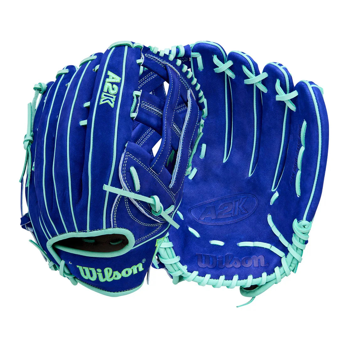Juan Soto A2K JS22 GM 12.75" Winter 2025 Outfield Glove – Blueberry/Seafoam, Dual Post Web
