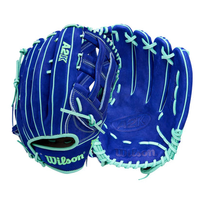 Juan Soto A2K JS22 GM 12.75" Winter 2025 Outfield Glove – Blueberry/Seafoam, Dual Post Web
