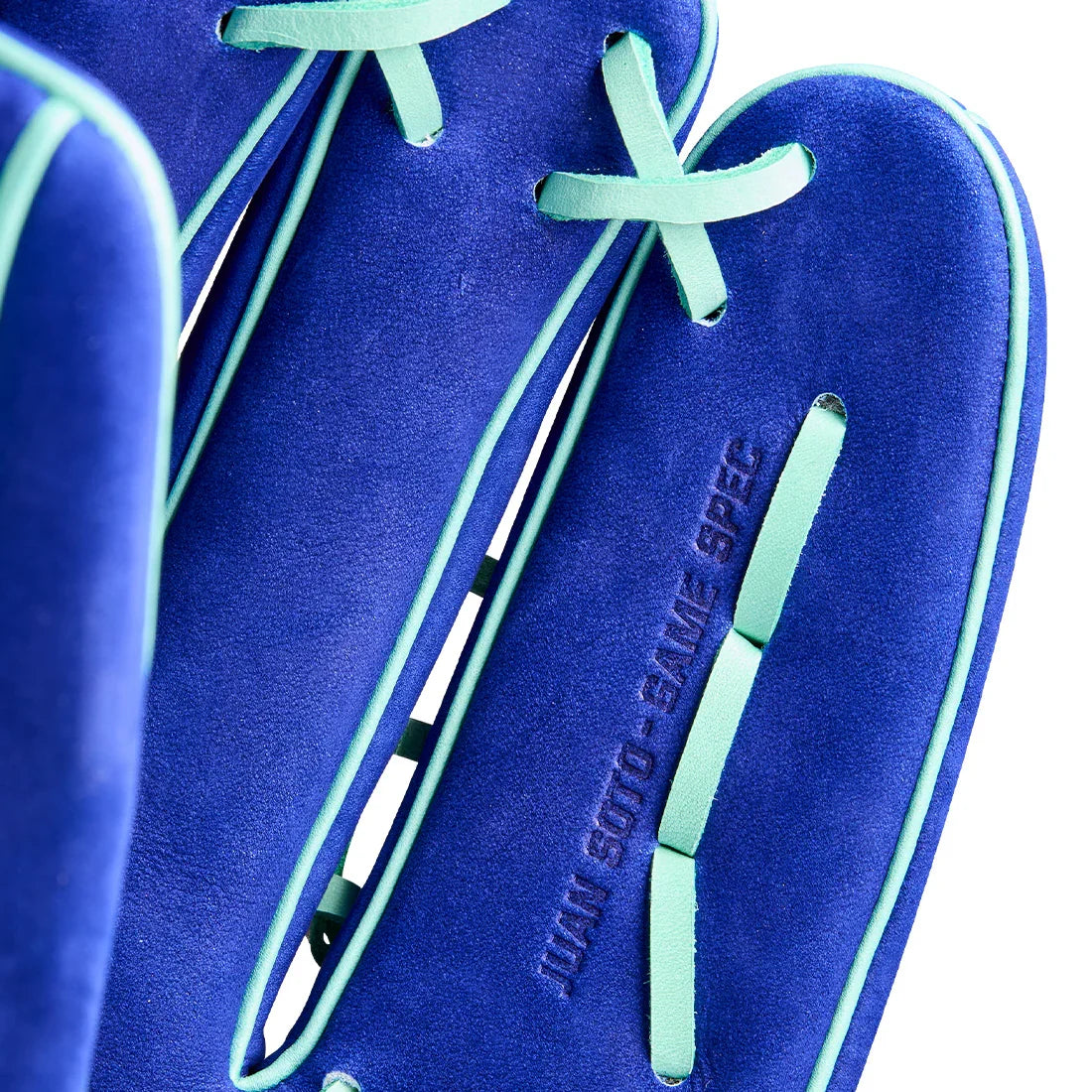 Juan Soto A2K JS22 GM 12.75" Winter 2025 Outfield Glove – Blueberry/Seafoam, Dual Post Web