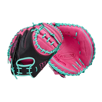 2026 Wilson A1000 CM33 33" Baseball Catcher's Mitt: WBW10396633