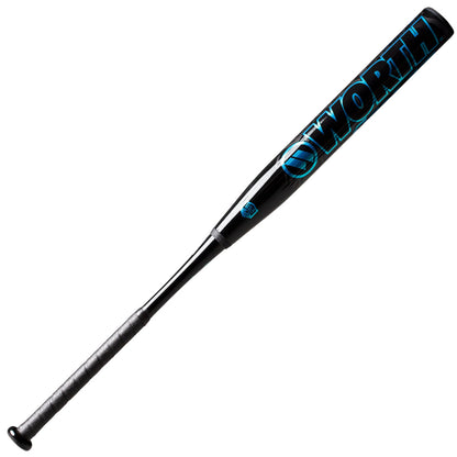 2026 Worth Bedlam Black 13.5" XL USA Slowpitch Softball Bat: WSA6BDBKL