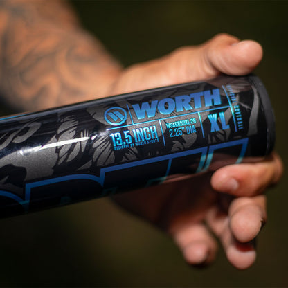 2026 Worth Bedlam Black 13.5" XL USA Slowpitch Softball Bat: WSA6BDBKL
