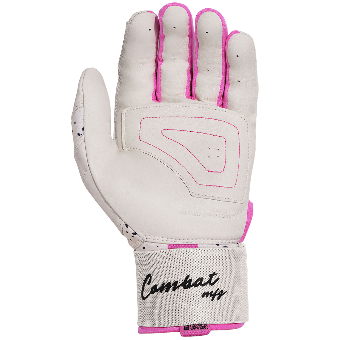 COMBAT MFG Cookie Jar Long Strap Batting Gloves: White