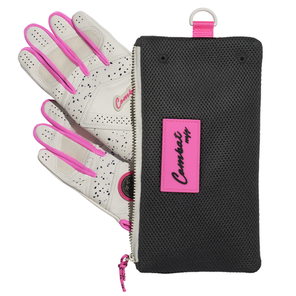 COMBAT MFG Cookie Jar Long Strap Batting Gloves: White