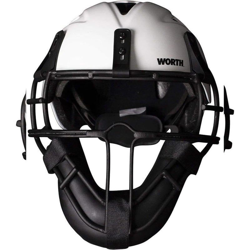 Worth Legit Slowpitch Softball Pitcher's Mask White HB Sports Inc.