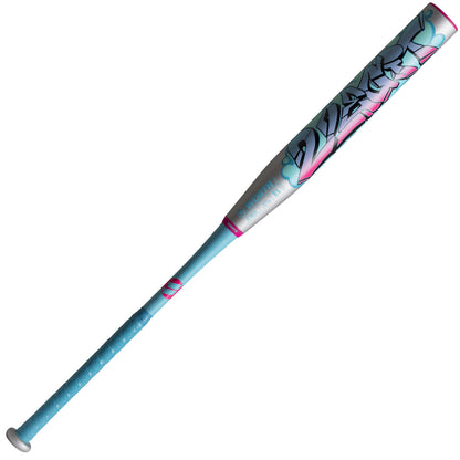 Worth 2 Legit XL two-piece USSSA slowpitch bat 13 inch barrel blue pink