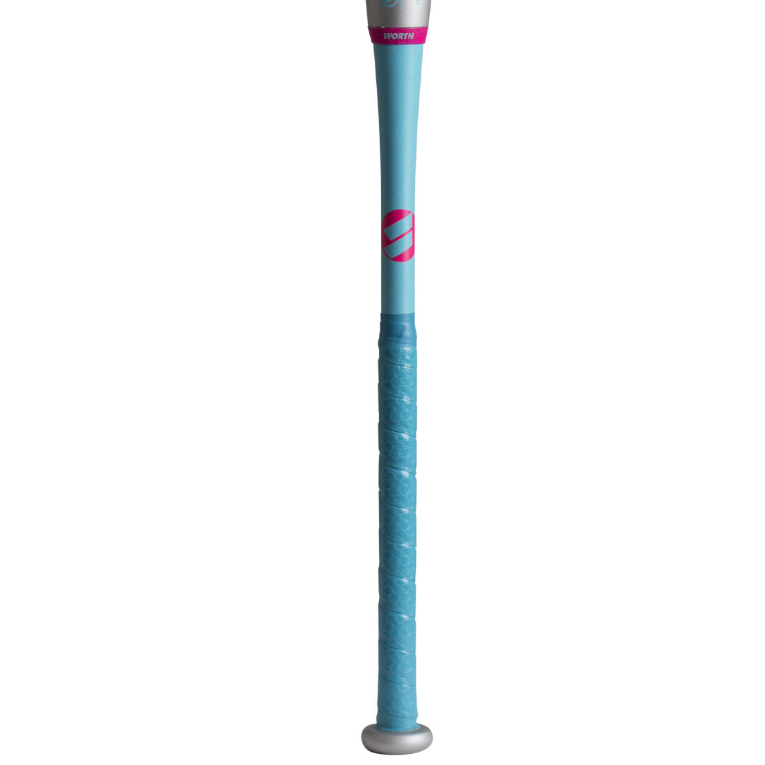 Worth 2 Legit XL S-FLEX Handle two-piece slowpitch bat close up