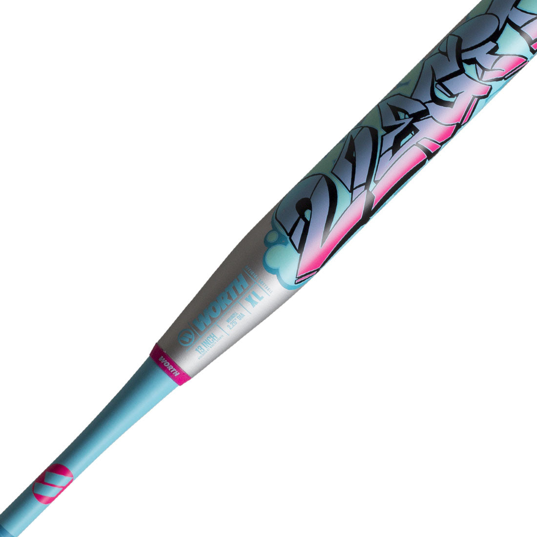 Worth 2 Legit XL .5 oz XL endload slowpitch bat detail