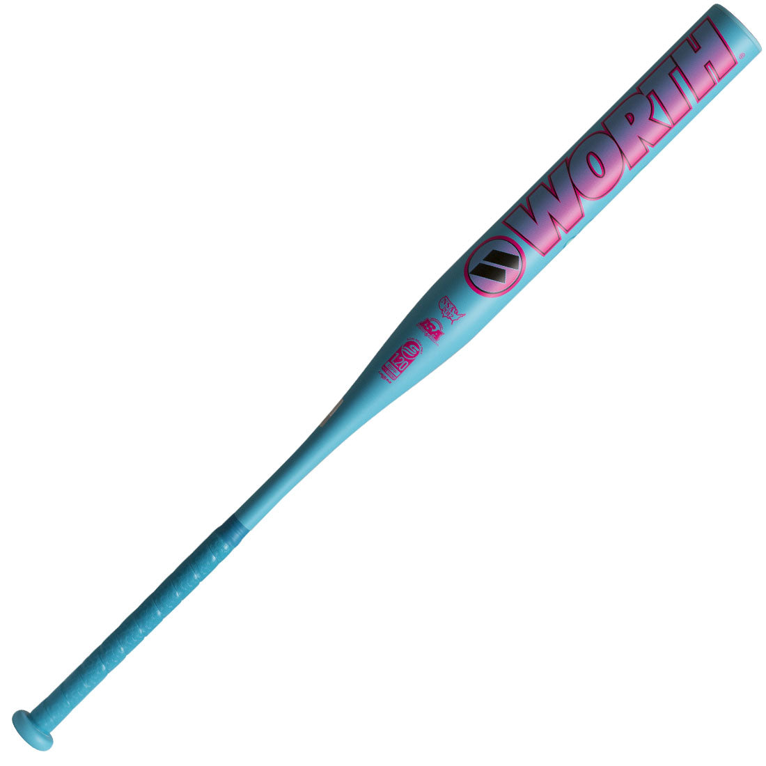 Worth 2 Legit XL X868 Barrel USSSA slowpitch bat close up