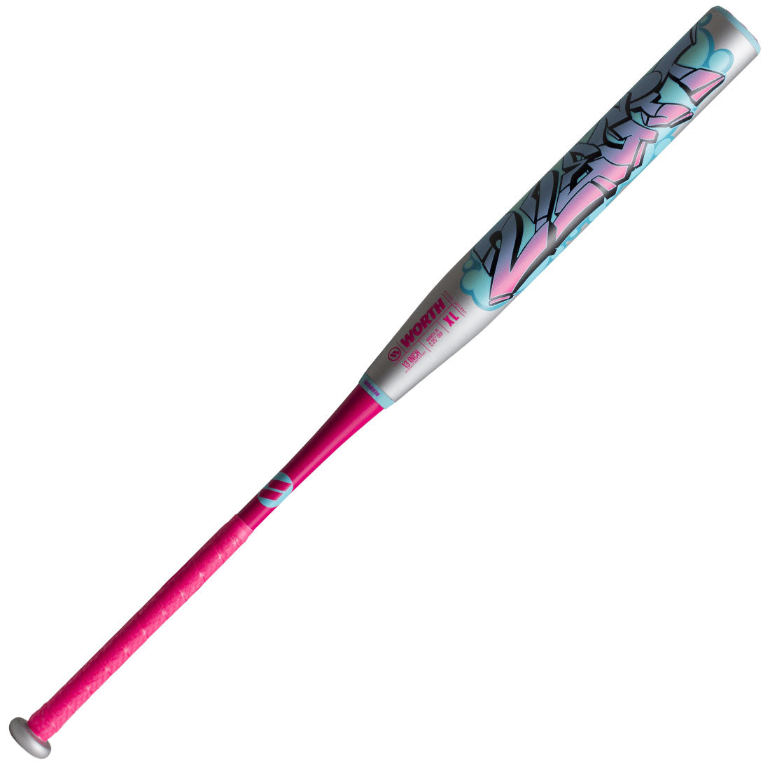 Worth 2 Legit XL USA .5 oz XL endload slowpitch bat detail