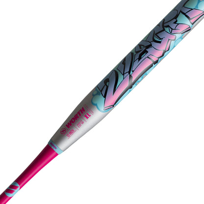 Worth 2 Legit XL USA INNER CORE Barrel slowpitch bat close up