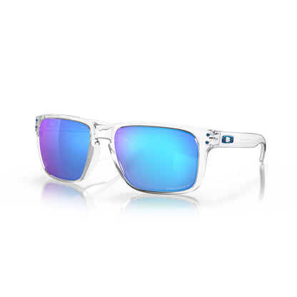 OAKLEY HOLBROOK XL Sunglasses Polished Clear: Prizm Sapphire Iridium Polarized