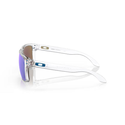 OAKLEY HOLBROOK XL Sunglasses Polished Clear: Prizm Sapphire Iridium Polarized