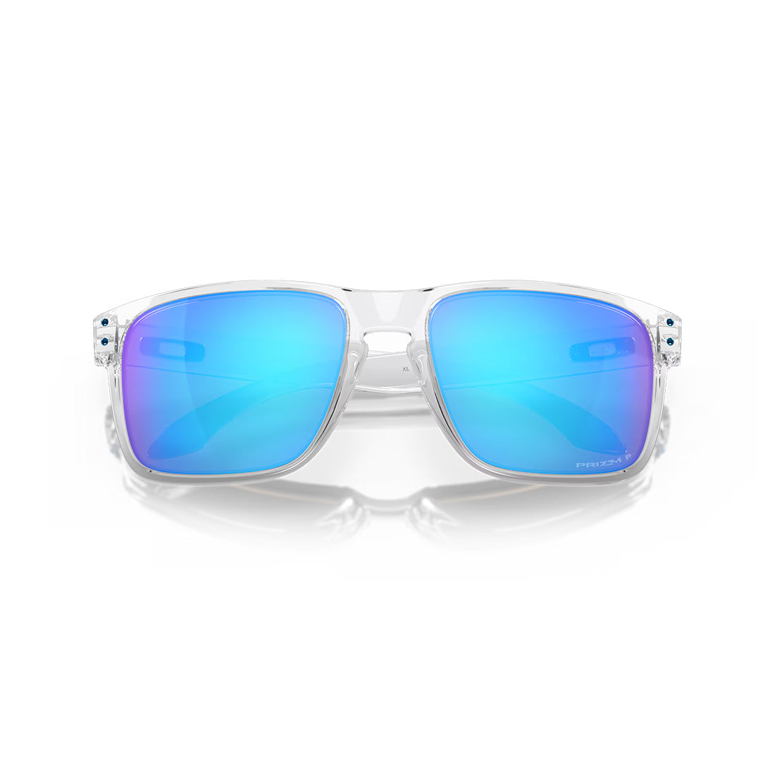 OAKLEY HOLBROOK XL Sunglasses Polished Clear: Prizm Sapphire Iridium Polarized