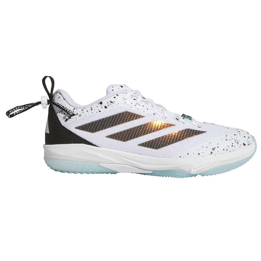 Adidas Adizero Impact 2.0 Shades Turf Baseball Shoe: White/Iridescent