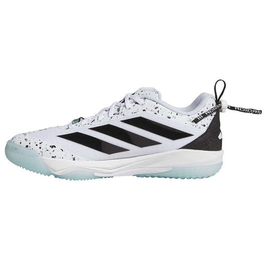 Adidas Adizero Impact 2.0 Shades Turf Baseball Shoe: White/Iridescent