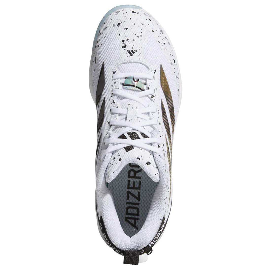 adidas Adizero Impact 2.0 Shades turf baseball shoes white iridescent Lightstrike cushioning