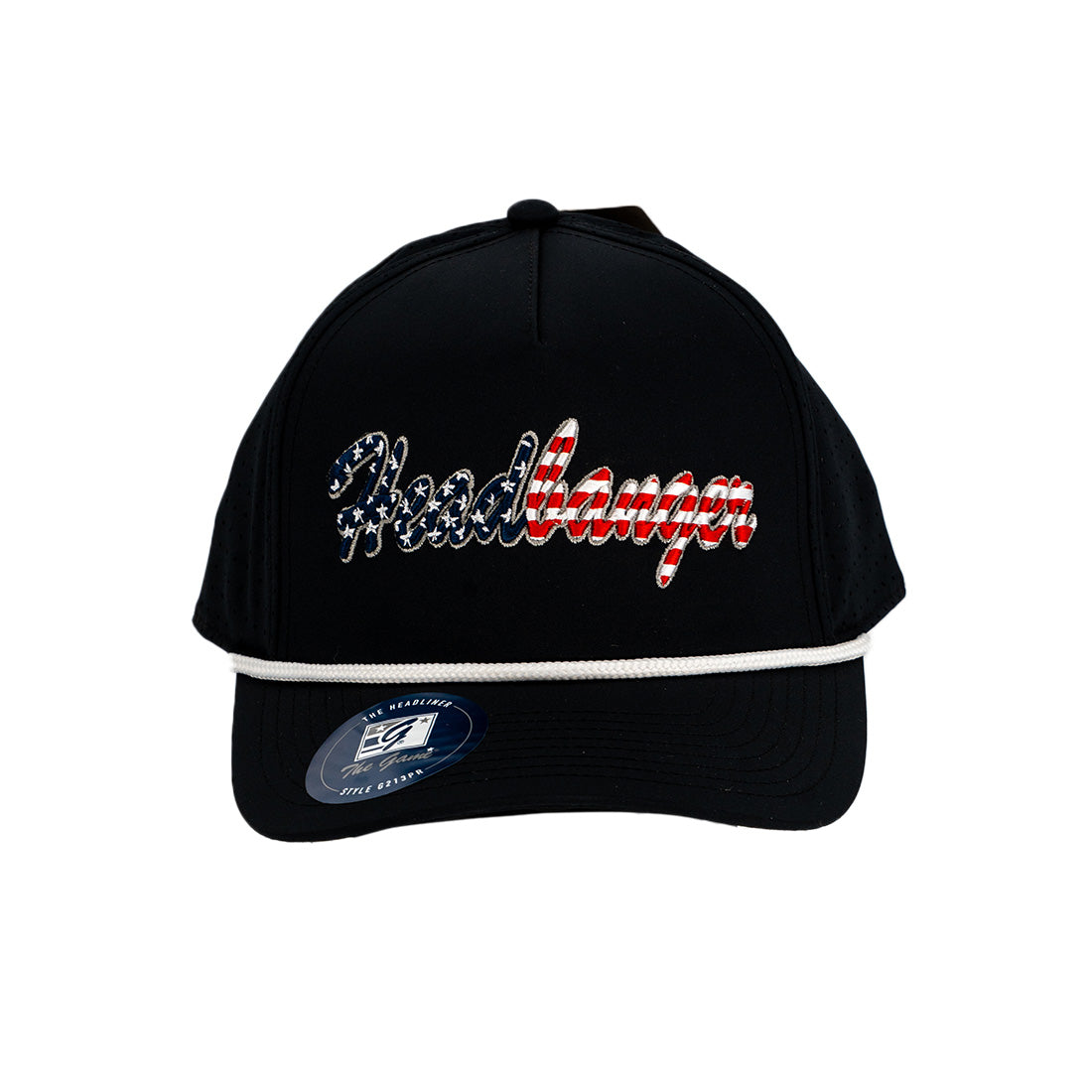 - Headbanger Sports Custom G213PR American Flag Snapback Hat