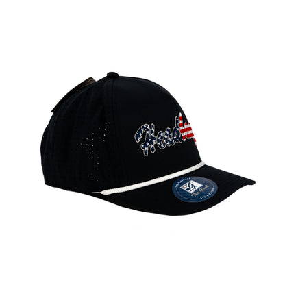 - Headbanger Sports Custom G213PR American Flag Snapback Hat