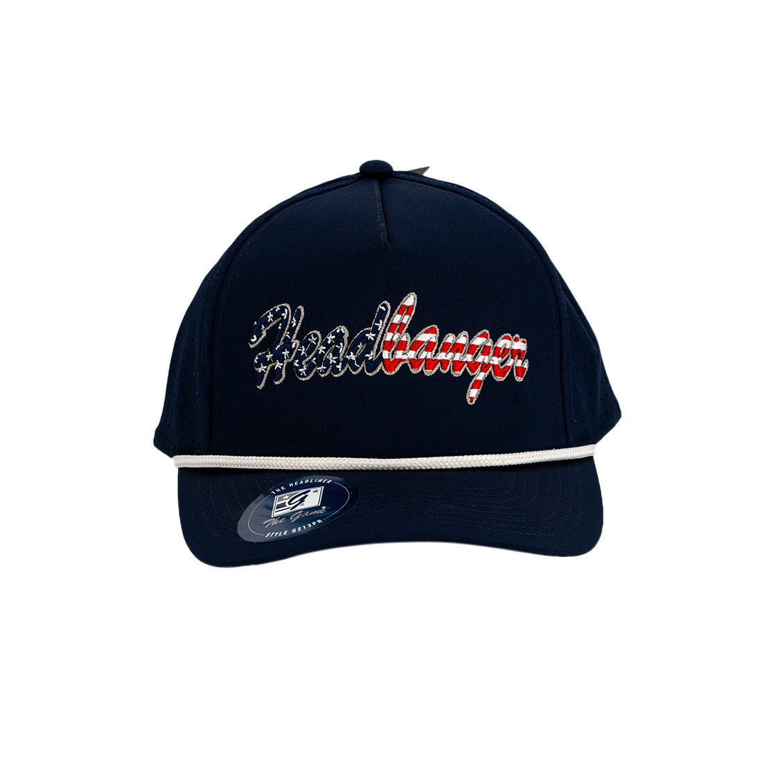 - Headbanger Sports Custom G213PR American Flag Snapback Hat
