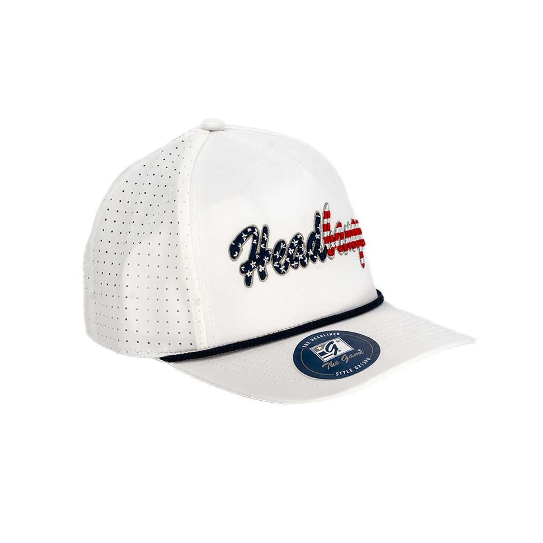 - Headbanger Sports Custom G213PR American Flag Snapback Hat