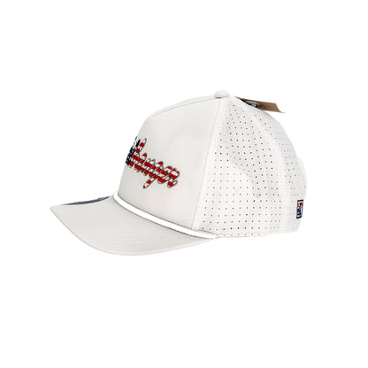 - Headbanger Sports Custom G213PR American Flag Snapback Hat