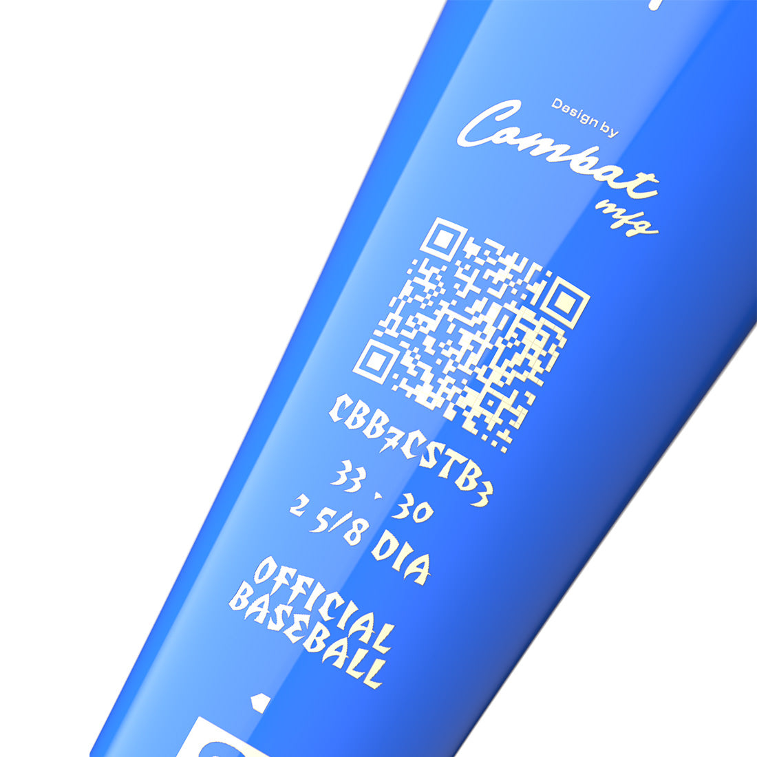 2026 COMBAT MFG Coastal Blue SPEC-A1 (-3) BBCOR Baseball Bat: CBB7CSTB3