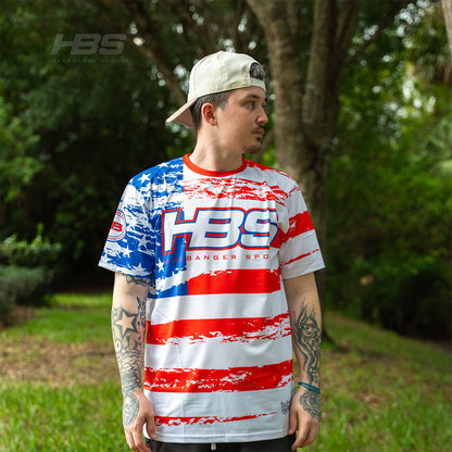 Headbanger Sports Exclusive "USA" Short Sleeve Micro Mesh Jersey