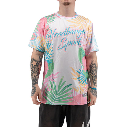 Headbanger Sports Exclusive "Floral Banger" Short Sleeve Micro Mesh Jersey