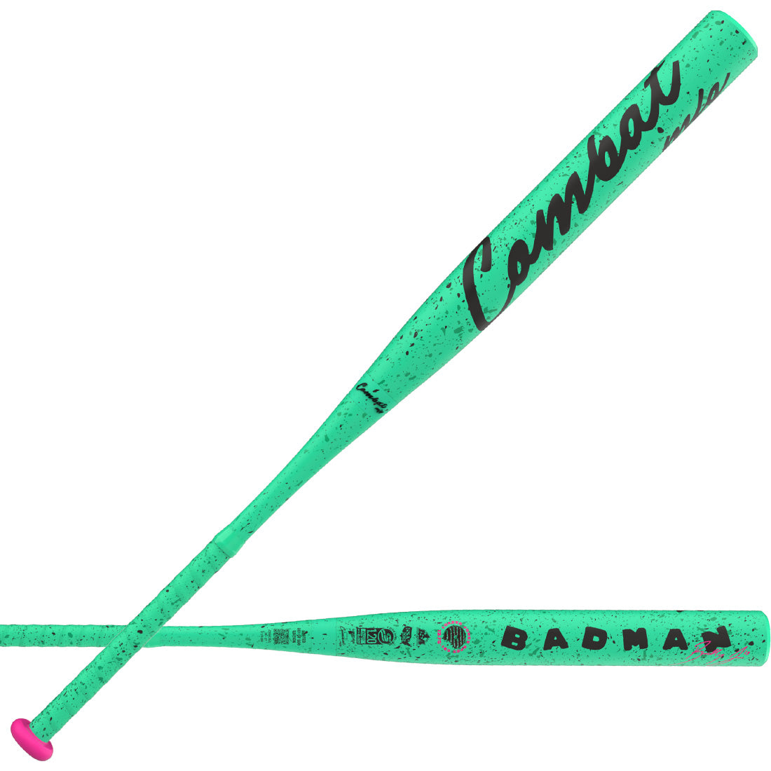 Combat MFG Spec-CR1 Mint Chip Bradley Jones Signature 2PC 12.75" Loaded USSSA Slowpitch Softball Bat: CSU6CJBJL