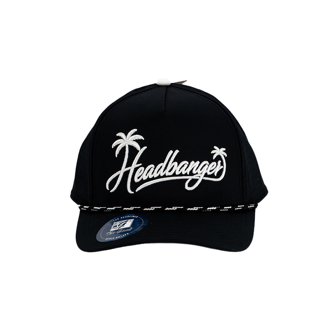 - Headbanger Sports Custom G213PR Palm Tree Script Snapback Hat