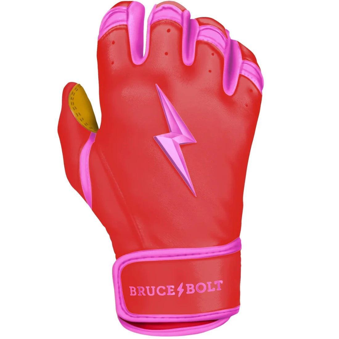 Hot pink online batting gloves