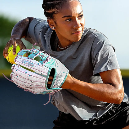 Wilson A2000 FP75SS 11.75" Winter 2025 Fastpitch Infield Glove – White/Seafoam/Lavender, Single Post (3X)