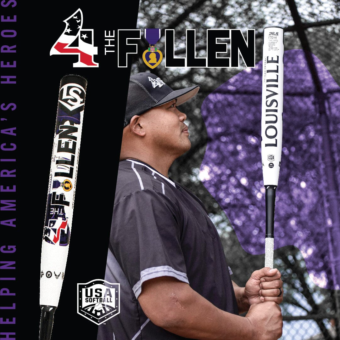 Batte De Softball Miken 4 The Fallen - 34 Pouces, 27 Oz, Composite Carbone - USSSA 2012 - Rare