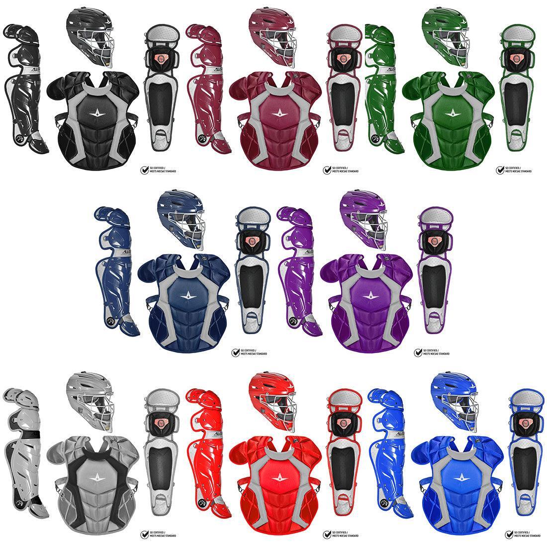 Ensemble Complet Protection Receveur All Star System 7 Adulte - Vert Foncé