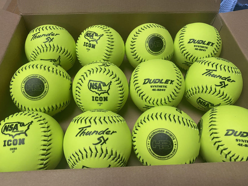 Dudley Thunder SY HYCON ICON NSA 12" 44/400 Slowpitch Softballs 4E824Y