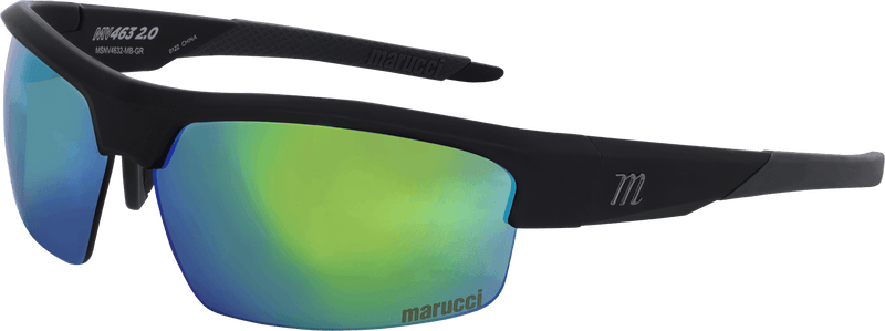 Lunettes De Soleil Marucci MV463 MSNV463 - Orange Et Noir Mat - Neuves