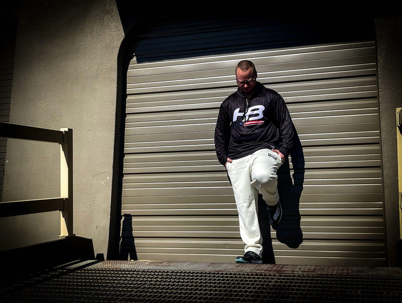 Headbanger Sports Performance Fleece Lined Sweatpants Cream HB