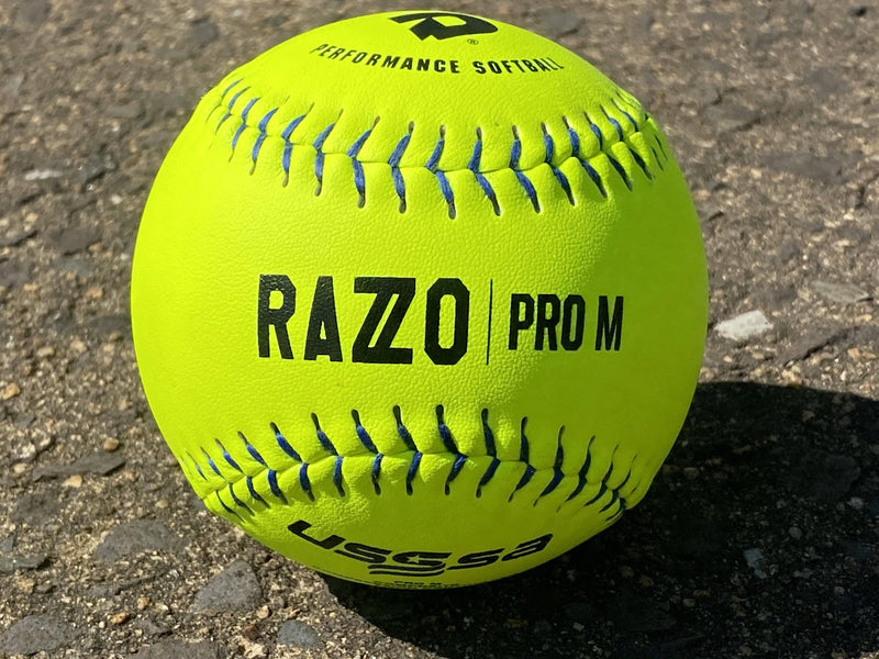 DeMarini RAZZO 12" PRO M USSSA Slowpitch Softballs (Dozen) WTDRZPMC12