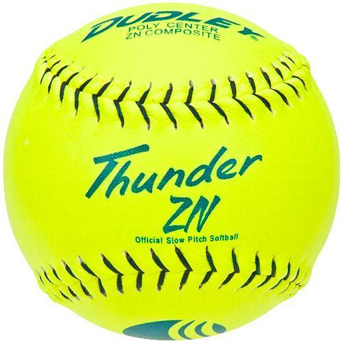 Dudley Thunder ZN 11" Classic W USSSA Slowpitch Softballs (DOZEN) HB